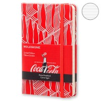 Блокнот Moleskine Coca-Cola маленький красный LECOMM710 Блокнот Moleskine Coca-Cola маленький красный LECOMM710