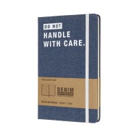 Блокнот Moleskine DENIM – DON`T HANDLE WITH CARE LCDNQP060D Блокнот Moleskine DENIM – DON`T HANDLE WITH CARE LCDNQP060D