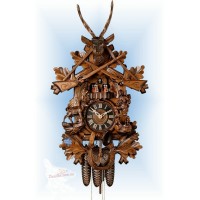 Настенные часы с кукушкой Hoenes 8674/6Tnu - большие (75 см)