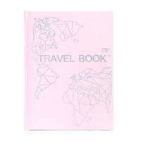 Блокнот планер Travel book рожевий - твій планер подорожей Блокнот планер Travel book рожевий - твій планер подорожей