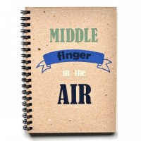 БЛОКНОТ НА ПРУЖИНЕ «MIDDLE FINGER IN THE AIR», 3018-23 , Zakrtka БЛОКНОТ НА ПРУЖИНЕ «MIDDLE FINGER IN THE AIR», 3018-23 , Zakrtka - Купить в интернет-магазине Darilka.com.ua