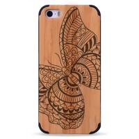 ДЕРЕВЯННЫЙ ЧЕХОЛ ДЛЯ IPHONE 5/5S БАБОЧКИ, 1941, Woodoo Case - Купить в интернет-магазине Darilka.com.ua