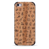 ДЕРЕВЯННЫЙ ЧЕХОЛ ДЛЯ IPHONE 5/5S АССОРТИ, 1013, Woodoo Case - Купить в интернет-магазине Darilka.com.ua