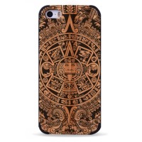 ДЕРЕВЯННЫЙ ЧЕХОЛ ДЛЯ IPHONE 5/5S КАЛЕНДАРЬ АЦТЕКОВ, w00001, Woodoo Case - Купить в интернет-магазине Darilka.com.ua