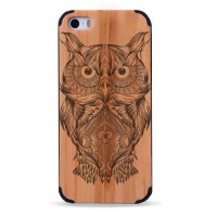 ДЕРЕВЯННЫЙ ЧЕХОЛ ДЛЯ IPHONE 5/5S СОВА, 13664-1, Woodoo Case - Купить в интернет-магазине Darilka.com.ua