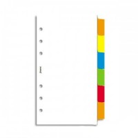 Комплект разделителей Filofax цветной, Personal, 6 секций, 131624, Filofax - Купить в интернет-магазине Darilka.com.ua
