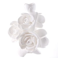 Ваза "Цветы розы", 72BB551, Enesco - Купить в интернет-магазине Darilka.com.ua